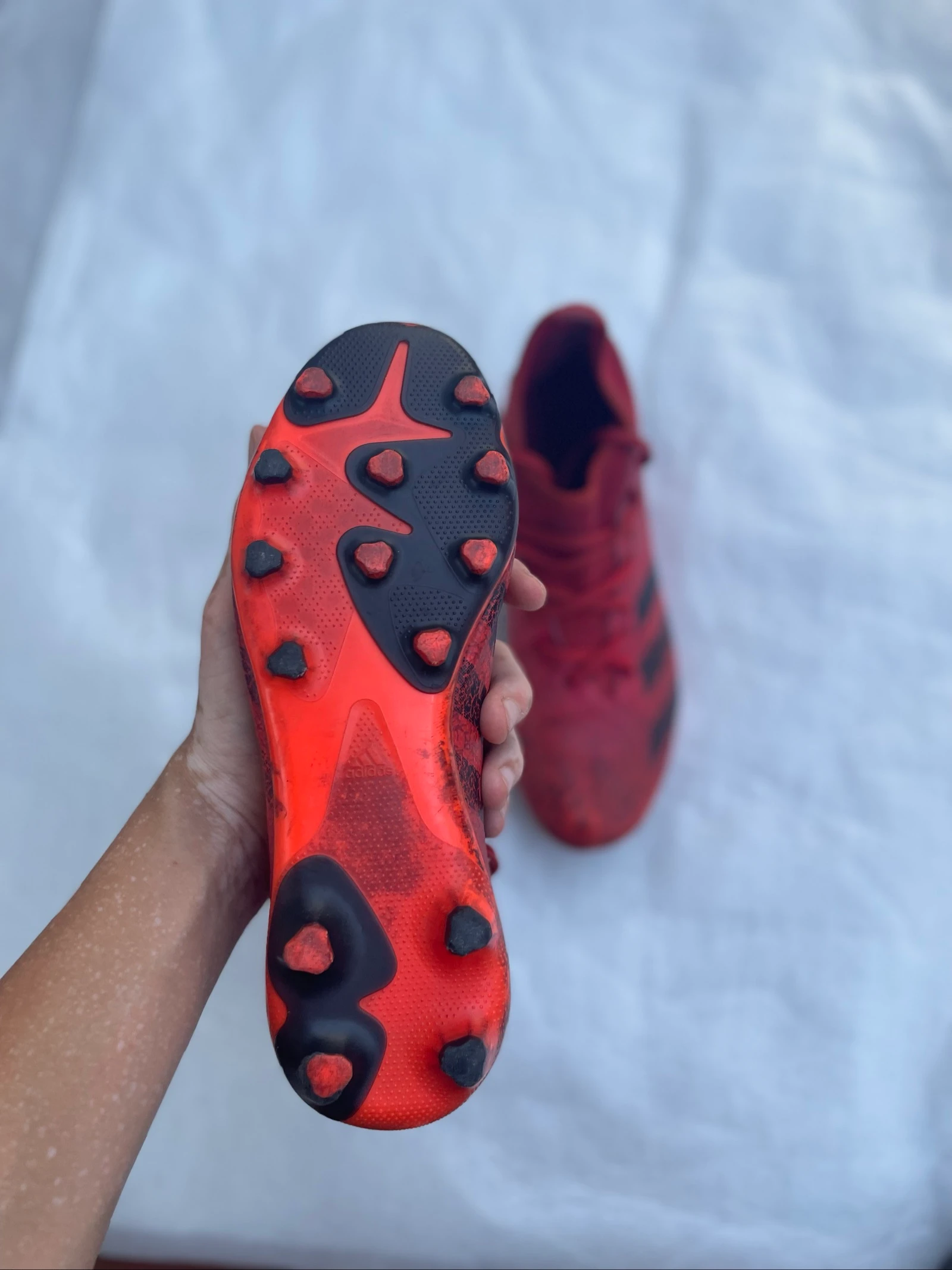 Red Adidas Predator Freak Boots – photo 3